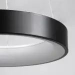 kelvo® SALEM KLV-101-0285 Κρεμαστό Φωτιστικό Οροφής LED 75W 7500lm 120° AC 220-240V IP20 Ρυθμιζόμενο Λευκό CCT με Χειριστήριο από 2700K έως 6000K Dimmable - Lumileds SMD Chip - Μαύρο Ματ - Μ45 x Π45 x Υ6cm - 3 Χρόνια Εγγύηση - Image 6
