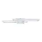 kelvo® QUADRA KLV-101-0294 Φωτιστικό Οροφής LED 100W 10000lm 120° AC 220-240V IP20 Ρυθμιζόμενο Λευκό CCT με Χειριστήριο από 2700K έως 6000K Dimmable - Lumileds SMD Chip - Λευκό Ματ - Μ85 x Π45 x Υ9cm - 3 Χρόνια Εγγύηση - Image 4