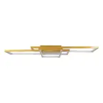 kelvo® QUADRA KLV-101-0298 Φωτιστικό Οροφής LED 120W 12000lm 120° AC 220-240V IP20 Ρυθμιζόμενο Λευκό CCT με Χειριστήριο από 2700K έως 6000K Dimmable - Lumileds SMD Chip - Σαμπανιζέ Χρυσό Ματ - Μ105 x Π60 x Υ9cm - 3 Χρόνια Εγγύηση - Image 4