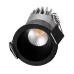 kelvo® DOT KLV-101-0299 Χωνευτό Φωτιστικό Downlight Σποτ LED 5W 625lm 38° AC 220-240V IP20 Θερμό Λευκό 2700K - Bridgelux COB Chip & TÜV SÜD Driver - Μαύρο Ματ - Μ4 x Π4 x Υ5.9cm / Q3.5cm - 5 Χρόνια Εγγύηση - Image 3