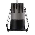kelvo® DOT KLV-101-0299 Χωνευτό Φωτιστικό Downlight Σποτ LED 5W 625lm 38° AC 220-240V IP20 Θερμό Λευκό 2700K - Bridgelux COB Chip & TÜV SÜD Driver - Μαύρο Ματ - Μ4 x Π4 x Υ5.9cm / Q3.5cm - 5 Χρόνια Εγγύηση - Image 5
