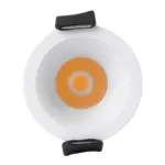 kelvo® DOT KLV-101-0301 Χωνευτό Φωτιστικό Downlight Σποτ LED 5W 625lm 38° AC 220-240V IP20 Θερμό Λευκό 2700K - Bridgelux COB Chip & TÜV SÜD Driver - Λευκό Ματ - Μ4 x Π4 x Υ5.9cm / Q3.5cm - 5 Χρόνια Εγγύηση - Image 6