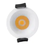 kelvo® DOT KLV-101-0304 Χωνευτό Φωτιστικό Downlight Σποτ LED 5W 650lm 38° AC 220-240V IP20 Φυσικό Λευκό 4500K - Bridgelux COB Chip & TÜV SÜD Driver - Λευκό Ματ - Μ4 x Π4 x Υ5.9cm / Q3.5cm - 5 Χρόνια Εγγύηση - Image 6