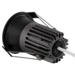 kelvo® DOT KLV-101-0308 Χωνευτό Φωτιστικό Downlight Σποτ LED 7W 910lm 38° AC 220-240V IP20 Φυσικό Λευκό 4500K - Bridgelux COB Chip & TÜV SÜD Driver - Μαύρο Ματ - Μ6 x Π6 x Υ7.8cm / Q5cm - 5 Χρόνια Εγγύηση - Image 4