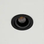 kelvo® LEO KLV-101-0314 Χωνευτό Κινούμενο Φωτιστικό Downlight Σποτ με Honeycomb Anti-Glare Reflector LED 10W 1300lm 38° AC 220-240V IP20 Φυσικό Λευκό 4500K - Bridgelux COB Chip & TÜV SÜD Driver - Μαύρο Ματ - Μ8.5 x Π8.5 x Υ6.6cm / Q7.5cm - 5 Χρόνια Εγγύηση