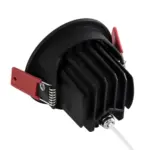 kelvo® LEO KLV-101-0314 Χωνευτό Κινούμενο Φωτιστικό Downlight Σποτ με Honeycomb Anti-Glare Reflector LED 10W 1300lm 38° AC 220-240V IP20 Φυσικό Λευκό 4500K - Bridgelux COB Chip & TÜV SÜD Driver - Μαύρο Ματ - Μ8.5 x Π8.5 x Υ6.6cm / Q7.5cm - 5 Χρόνια Εγγύηση - Image 4