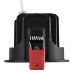 kelvo® LEO KLV-101-0314 Χωνευτό Κινούμενο Φωτιστικό Downlight Σποτ με Honeycomb Anti-Glare Reflector LED 10W 1300lm 38° AC 220-240V IP20 Φυσικό Λευκό 4500K - Bridgelux COB Chip & TÜV SÜD Driver - Μαύρο Ματ - Μ8.5 x Π8.5 x Υ6.6cm / Q7.5cm - 5 Χρόνια Εγγύηση - Image 5
