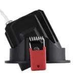 kelvo® LEO KLV-101-0314 Χωνευτό Κινούμενο Φωτιστικό Downlight Σποτ με Honeycomb Anti-Glare Reflector LED 10W 1300lm 38° AC 220-240V IP20 Φυσικό Λευκό 4500K - Bridgelux COB Chip & TÜV SÜD Driver - Μαύρο Ματ - Μ8.5 x Π8.5 x Υ6.6cm / Q7.5cm - 5 Χρόνια Εγγύηση - Image 6