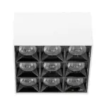 kelvo® LUMINAR KLV-101-0342 Φωτιστικό Downlight Σποτ LED 30W 4200lm 36° AC 220-240V IP20 Φυσικό Λευκό 4500K - Osram SMD Chip & TÜV SÜD Driver - Λευκό Ματ - Μ12 x Π12 x Υ6.6cm - 5 Χρόνια Εγγύηση - Image 4