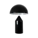 kelvo® URANUS KLV-101-0371 Επιτραπέζιο Φωτιστικό Πορτατίφ για 2 Λάμπες με Ντουί E27 AC 220-240V IP20 - Μαύρο Ματ - Μ35 x Π35 x Υ54cm - Image 3