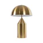 kelvo® URANUS KLV-101-0372 Επιτραπέζιο Φωτιστικό Πορτατίφ για 2 Λάμπες με Ντουί E27 AC 220-240V IP20 - Χρυσό Πλατίνα - Μ35 x Π35 x Υ54cm - Image 3