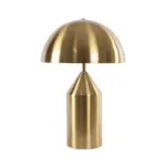 kelvo® URANUS KLV-101-0372 Επιτραπέζιο Φωτιστικό Πορτατίφ για 2 Λάμπες με Ντουί E27 AC 220-240V IP20 - Χρυσό Πλατίνα - Μ35 x Π35 x Υ54cm - Image 4