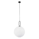 kelvo® BELLISSIMO KLV-101-0375 Κρεμαστό Φωτιστικό Οροφής για Λάμπα με Ντουί E27 AC 220-240V IP20 - Μαύρο Ματ & Λευκό - Μ40 x Π40 x Υ62cm - Image 3