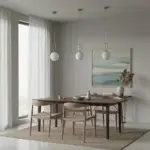 kelvo® BELLISSIMO KLV-101-0376 Κρεμαστό Φωτιστικό Οροφής για Λάμπα με Ντουί E27 AC 220-240V IP20 - Χρυσό Βούρτσας Πλατίνα & Λευκό - Μ20 x Π20 x Υ42cm - Image 2