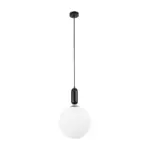 kelvo® ESTETICO KLV-101-0380 Κρεμαστό Φωτιστικό Οροφής για Λάμπα με Ντουί E27 AC 220-240V IP20 - Μαύρο Ματ & Λευκό - Μ30 x Π30 x Υ48cm - Image 3