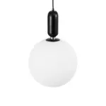 kelvo® ESTETICO KLV-101-0380 Κρεμαστό Φωτιστικό Οροφής για Λάμπα με Ντουί E27 AC 220-240V IP20 - Μαύρο Ματ & Λευκό - Μ30 x Π30 x Υ48cm - Image 6