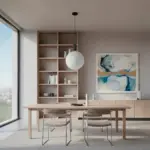 kelvo® ESTETICO KLV-101-0381 Κρεμαστό Φωτιστικό Οροφής για Λάμπα με Ντουί E27 AC 220-240V IP20 - Μαύρο Ματ & Λευκό - Μ40 x Π40 x Υ58cm - Image 2