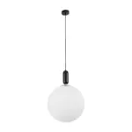 kelvo® ESTETICO KLV-101-0381 Κρεμαστό Φωτιστικό Οροφής για Λάμπα με Ντουί E27 AC 220-240V IP20 - Μαύρο Ματ & Λευκό - Μ40 x Π40 x Υ58cm - Image 3