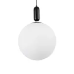 kelvo® ESTETICO KLV-101-0381 Κρεμαστό Φωτιστικό Οροφής για Λάμπα με Ντουί E27 AC 220-240V IP20 - Μαύρο Ματ & Λευκό - Μ40 x Π40 x Υ58cm - Image 4