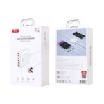 XO L133(UK) 75W GaN 3A+3C Γρήγορος Φορτιστής 1.5M - Image 2