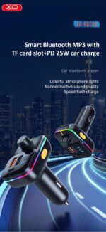XO BCC09 Φορτιστής Αυτοκινήτου Bluetooth MP3 με TF card slot + PD 25W - Image 9