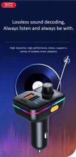 XO BCC09 Φορτιστής Αυτοκινήτου Bluetooth MP3 με TF card slot + PD 25W - Image 7