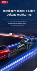 XO BCC09 Φορτιστής Αυτοκινήτου Bluetooth MP3 με TF card slot + PD 25W - Image 4