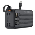 XO PR280 Powerbank με Καλώδια USB-A Type-C Micro & Lightning 30.000 mAh - Image 4