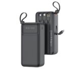 XO PR280 Powerbank με Καλώδια USB-A Type-C Micro & Lightning 30.000 mAh - Image 2