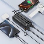 XO PR280 Powerbank με Καλώδια USB-A Type-C Micro & Lightning 30.000 mAh - Image 7