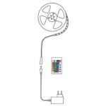 Modee Smart Ταινία LED 24W IP20 RGB με Τηλεχειριστήριο 10m - Image 3