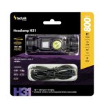 Technik Φακός Κεφαλής H31 με Ενσωματωμένη Μπαταρία OSRAM P9 Κόκκινο Φως & USB-C 800lm - Image 2