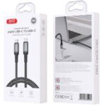 XO NB-Q264A Type-c to Type-c 240W High Power Data Cable 1m - Image 5