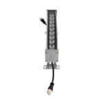 GLOBOSTAR® WASHERDAIA S-115502 Μπάρα Φωτισμού Wall Washer LED 9W 900lm 30° DC AC 220-240V Αδιάβροχο IP65 Ψυχρό Λευκό 6000K - Bridgelux SMD Chip - Ασημί - Μ26 x Π6 x Υ10.5cm - 3 Χρόνια Εγγύηση - Image 3