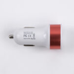 Globostar® S-90991 Ροζ Φορτιστής Αυτοκινήτου DC 12-24V με 2 Εξόδους USB DC 5V 1.0Α & 2.1A - Image 3
