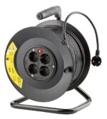 Technik Professional Στροφείο 4 Θέσεων 50m 1,5mm2 Μαύρο