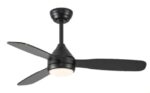 inLight SIERRA Ανεμιστήρας Οροφής με LED 20W, DC Μοτέρ & Smart App - Μαύρο (102000820)