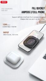 XO WX017 10W Ασύρματη Φόρτιση QC Άσπρο - Image 3