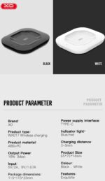 XO WX017 10W Ασύρματη Φόρτιση QC Άσπρο - Image 4