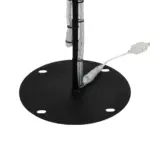 GLOBOSTAR® XMAS-CROWN-SMALL Χριστουγεννιάτικο Διακοσμητικό Φωτιστικό LED 15,6W 624lm 360° AC 220-240V Αδιάβροχο IP65 Θερμό Λευκό 2700K - Μαύρο & Διάφανο - M73 x Π25 x Υ106cm - 2 Χρόνια Εγγύηση - Image 6