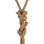 GLOBOSTAR® ROPE 01019 Boho Κρεμαστό Φωτιστικό Οροφής με Ντουί 2 x E27 AC 220-240V IP20 - Μπεζ - Μ38 x Π3.5 x Υ200cm - Image 6