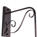 GLOBOSTAR® ANNIEL 01124 Vintage Φωτιστικό Τοίχου - Απλίκα με Ντουί 1 x E27 AC 220-240V IP20 - Χάλκινο - Μ27 x Π40 x Υ56cm - Image 6