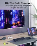 Goobay Καλώδιο HDMI Ethernet Υψηλής Ταχύτητας 4K/60Hz 18Gbit/s Μαύρο 0,5μ 80096 - Image 8