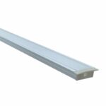Redpoint ΠΡΟΦΙΛ ΑΛΟΥΜΙΝΙΟΥ ΧΩΝΕΥΤΟ (21mm) ΓΙΑ 2 ΤΑΙΝΙΕΣ  ΜΕ ΟΠΑΛ ΚΑΛΥΜΜΑ (Κατασκευή Κίνα)