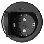 Redpoint 9040 ΧΩΝΕΥΤΗ ΠΡΙΖΑ ΓΡΑΦΕΙΟΥ ΣΟΥΚΟ ΚΑΠΑΚΙ+1 USB TYPE-C 20W + 1,8m ΚΑΛΩΔΙΟ&ΦΙΣ 70/85 (Φ62) ΜΑΥΡΗ ORNO - Image 3