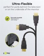 Goobay Καλώδιο HDMI Ethernet Υψηλής Ταχύτητας 4K/60Hz 18Gbit/s Μαύρο 0,5μ 80096 - Image 10