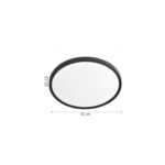 Inlight Πλαφονιέρα οροφής LED 50W 3CCT (by switch on base) σε ασημί απόχρωση D:60x2,5cm (42036-A-Silver) - Image 3