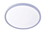 Inlight Πλαφονιέρα οροφής LED 40W 3CCT (by switch on base) σε ασημί απόχρωση D:50x2,5cm (42036-B-Sillver)
