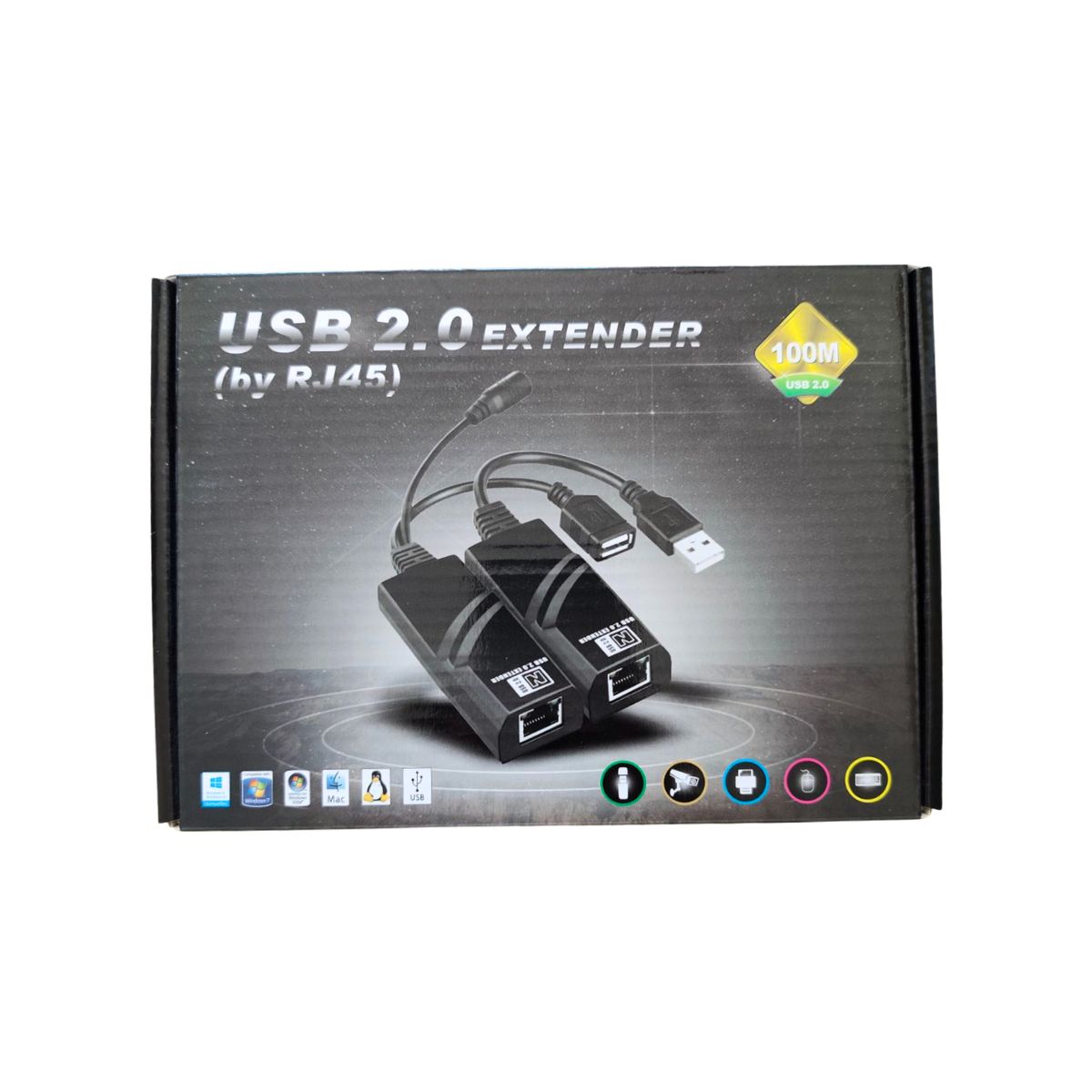 4_6_4 Extender USB 2.0 by RJ45 100μ - Image 1