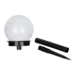 GLOBOSTAR® SOLARGLOBE 71472 Διακοσμητικό Φωτιστικό Κήπου LED 1W 50lm 240° DC 5V με Φωτοβολταϊκό Panel 5V 0.1W & Επαναφορτιζόμενη Μπαταρία Li-ion 3.2V 300mAh Αδιάβροχο IP65 Ψυχρό Λευκό 6000K - Μ10 x Π10 x Υ33cm - 2 Χρόνια Εγγύηση - Image 2